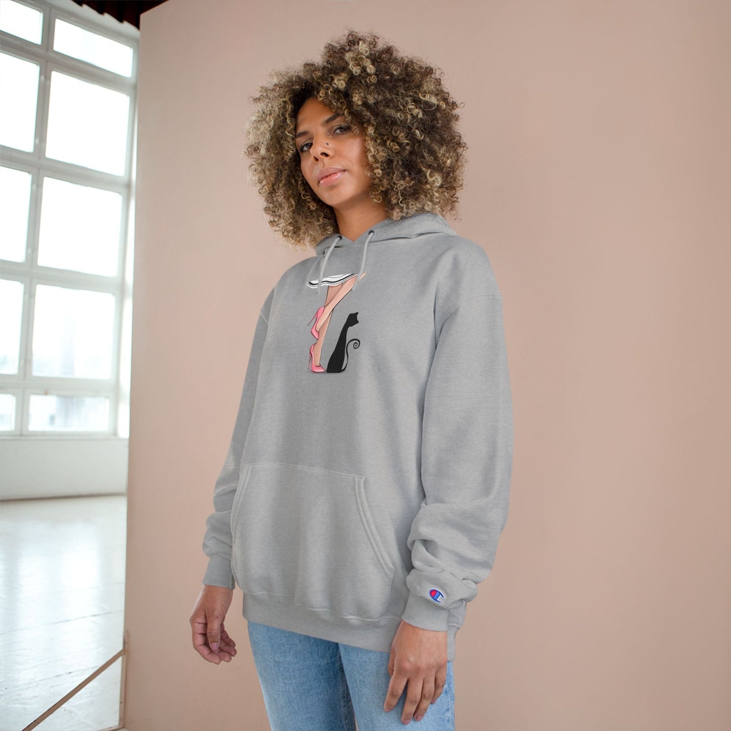 Chic Cat Lady Legs Hoodie