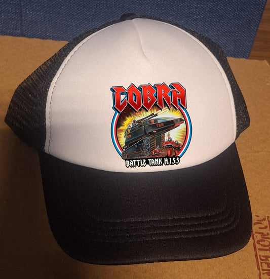 Adjustable Trucker Baseball Hat Cap GI Joe Cobra Battle Hiss Tank