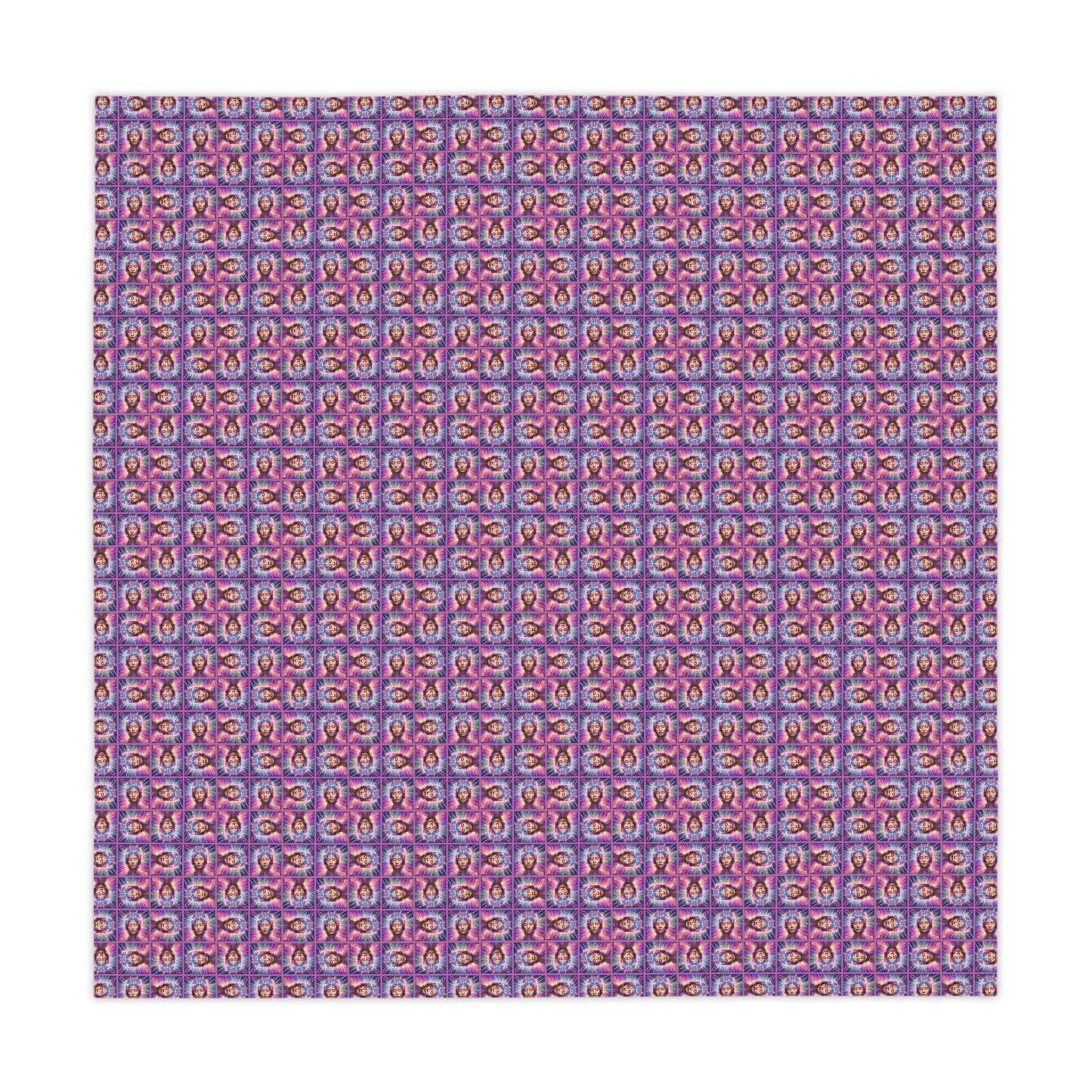 Colorful Brain Epilepsy Awareness Tablecloth