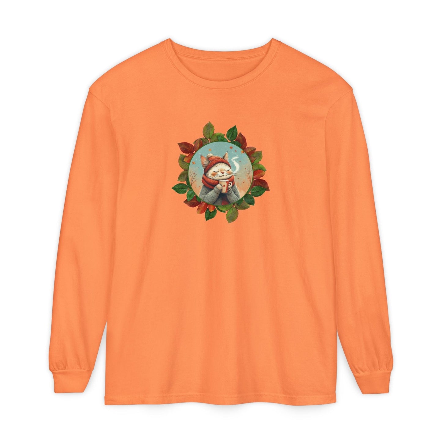 Country Autumn Kitty Long-Sleeve Shirt