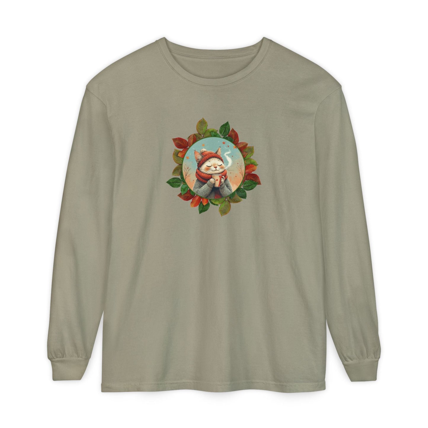 Country Autumn Kitty Long-Sleeve Shirt