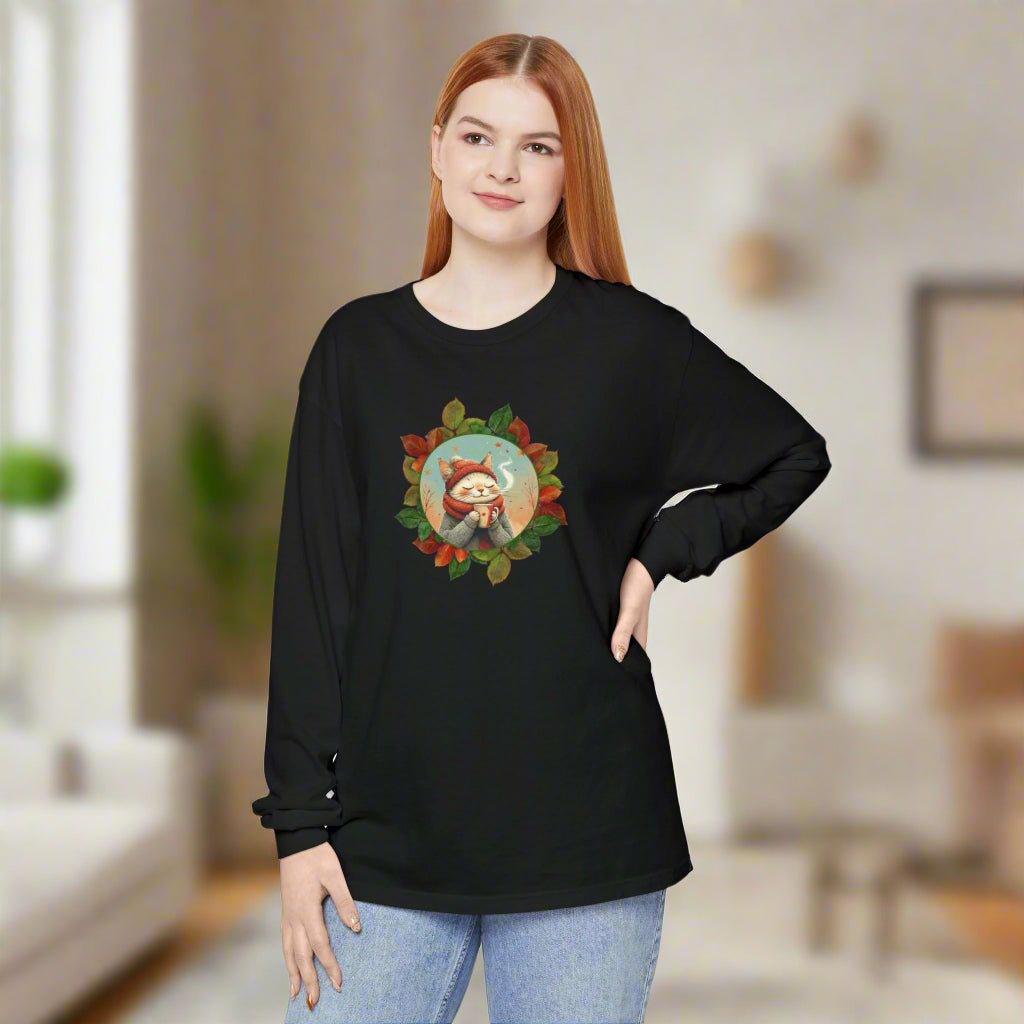 Country Autumn Kitty Long-Sleeve Shirt