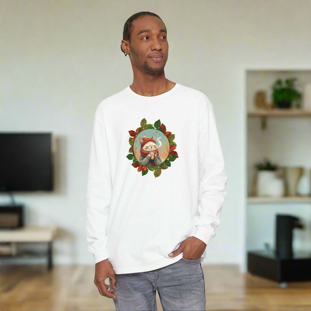 Country Autumn Kitty Long-Sleeve Shirt