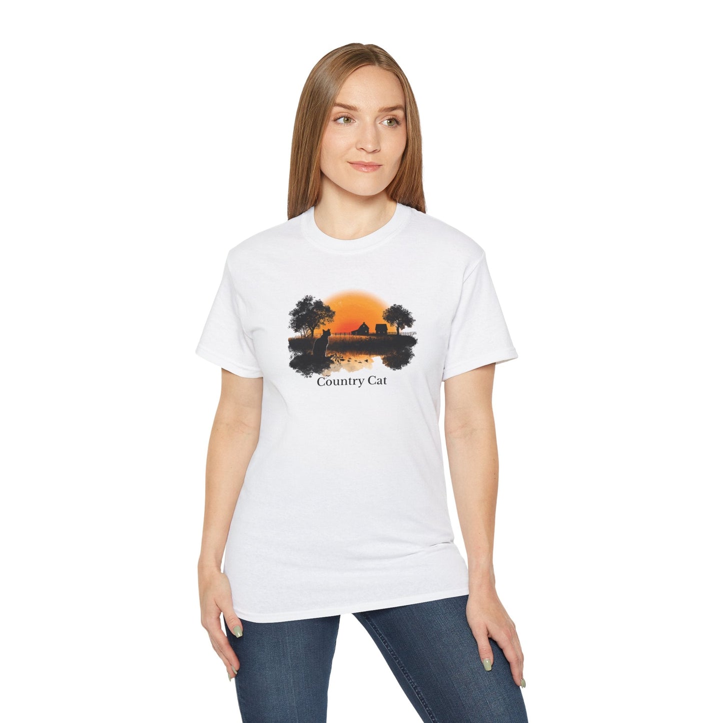 Country Cat Unisex Graphic Tee