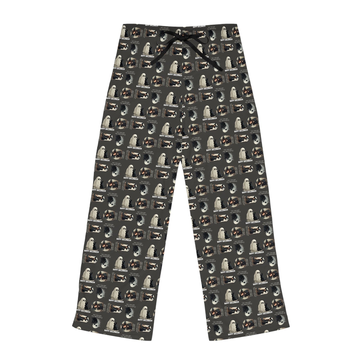 Cozy Halloween Cat Pajama Pants