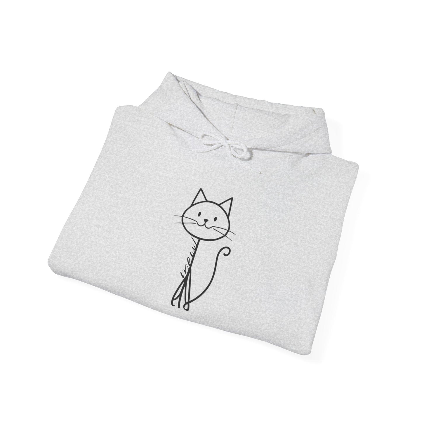 Cozy Stick Cat Lover Hoodie