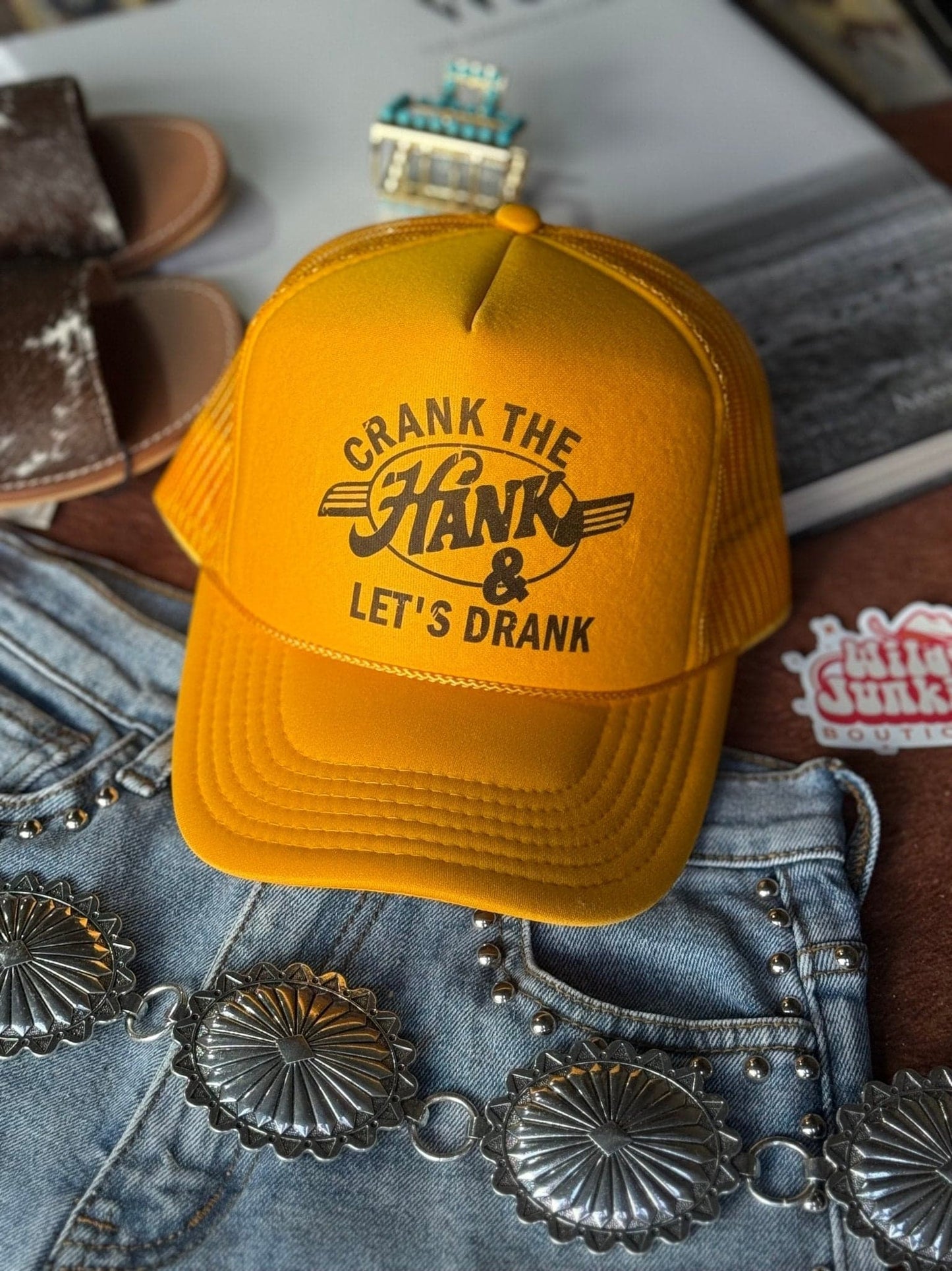 Crank The Hank Trucker Hat