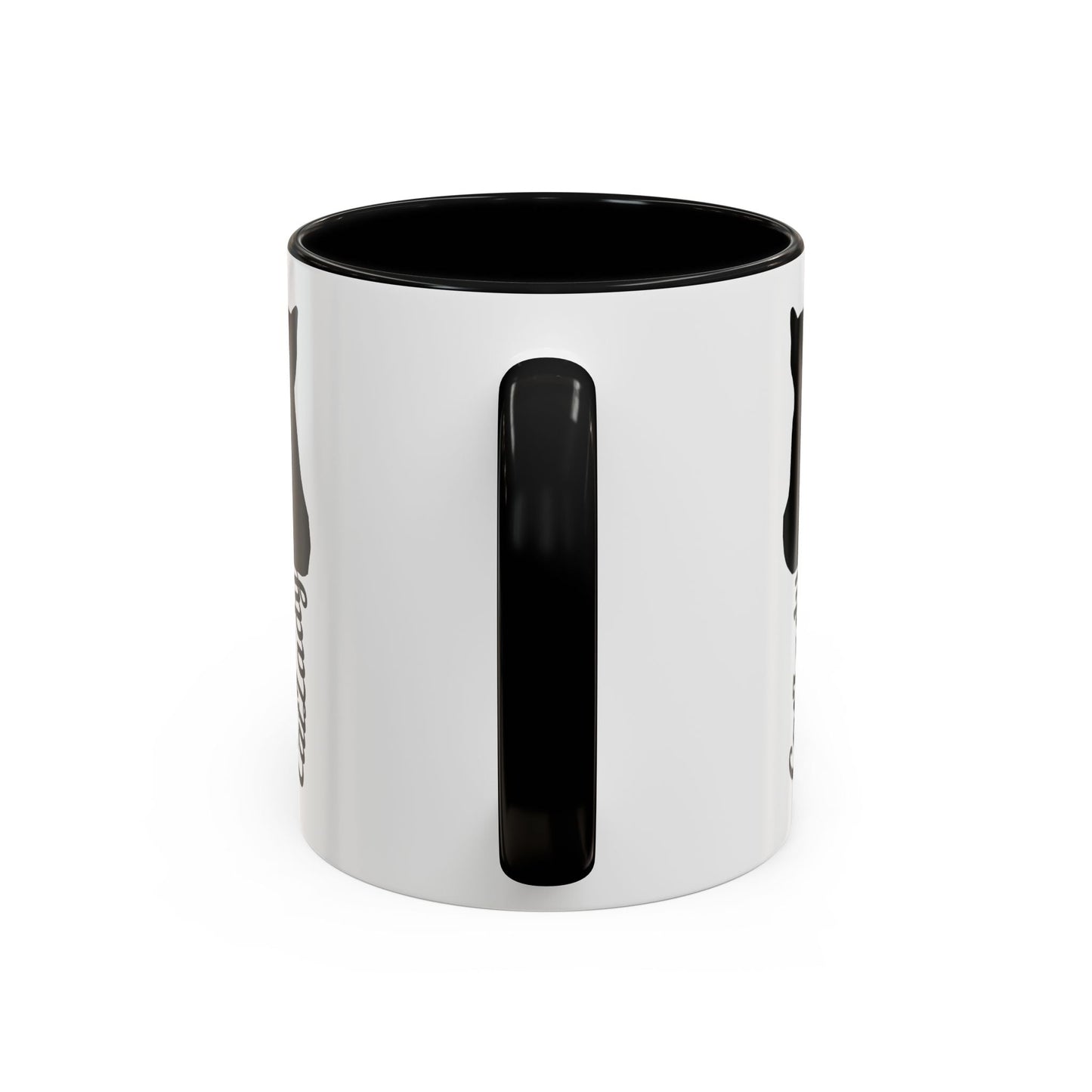 Cursive Tail Cat Lady Coffee Mug