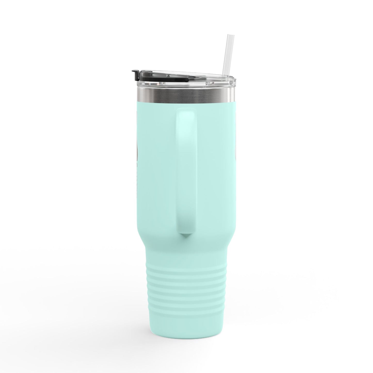 Cursive Tail Cat Lady Travel Mug