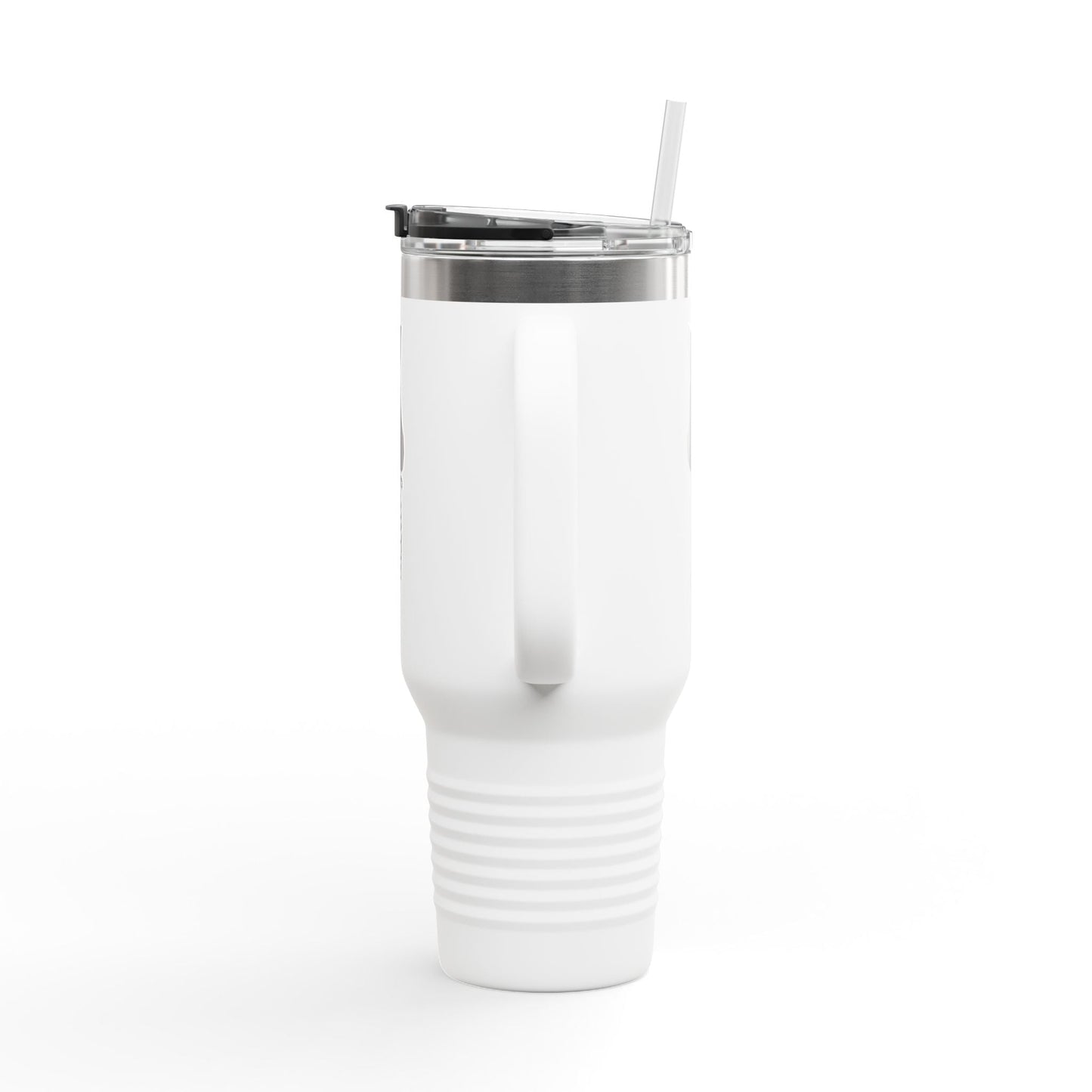 Cursive Tail Cat Lady Travel Mug