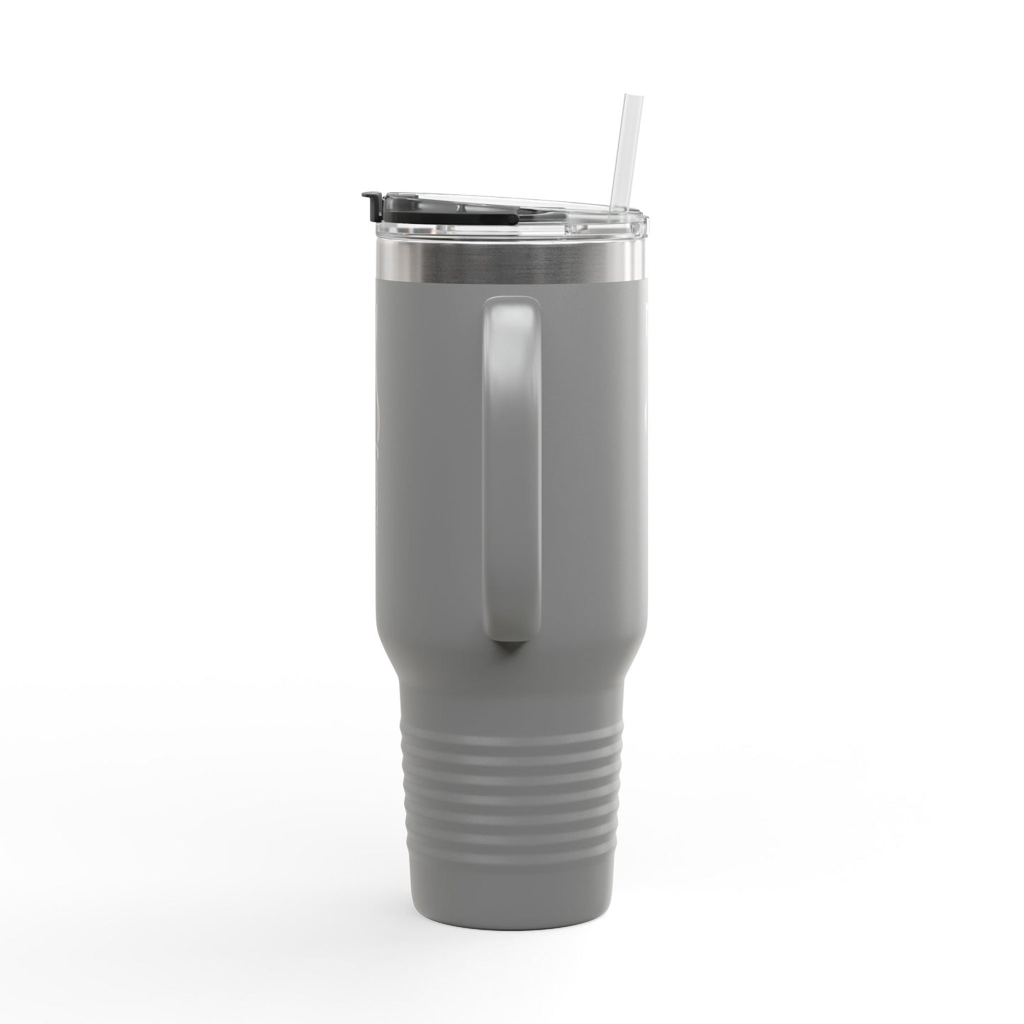 Cursive Tail Cat Lady Travel Mug