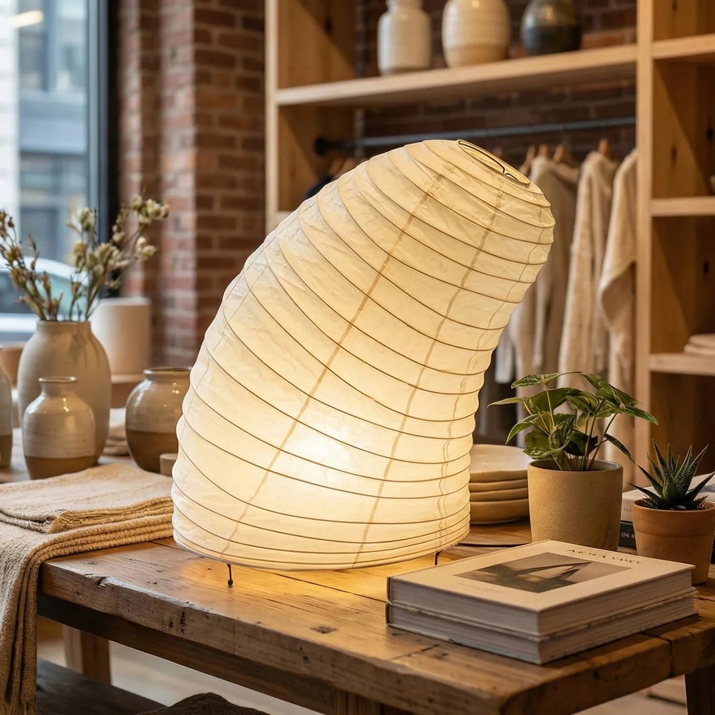 Akari Curved VB-13T Table Lamp