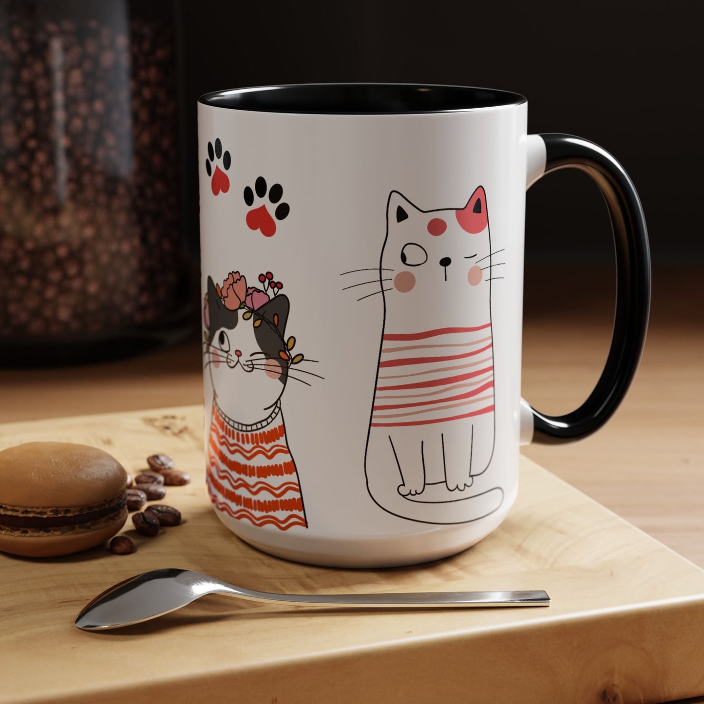 Cute Chilly Cats Coffee Mug