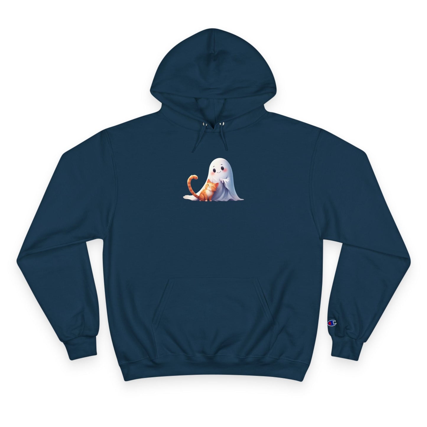 Cute Ghost & Kitty Hoodie