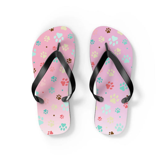 Cute Paw Print Flip Flops for Animal Lovers