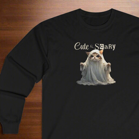 Cute & Scary Halloween Long-Sleeve Tee