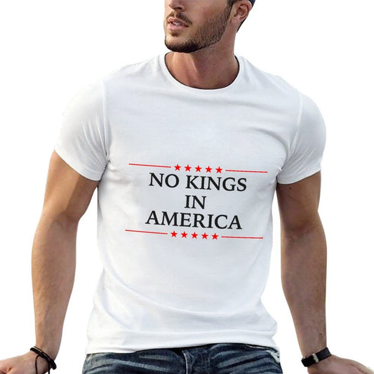 No Kings in America Flag Protest Save Democracy  Vintage-inspired T-Shirt