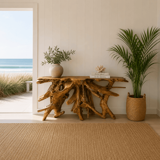 Teak Console