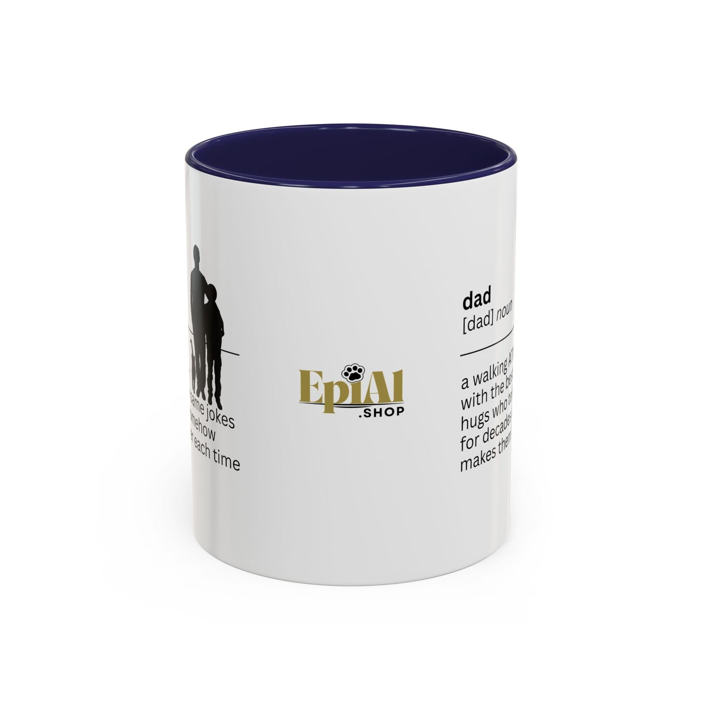 Dad ATM Accent Coffee Mug - Perfect Gift for Dads