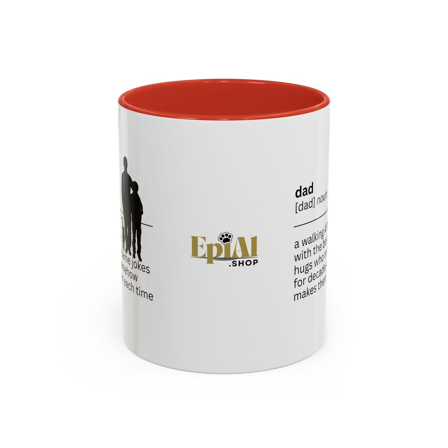 Dad ATM Accent Coffee Mug - Perfect Gift for Dads