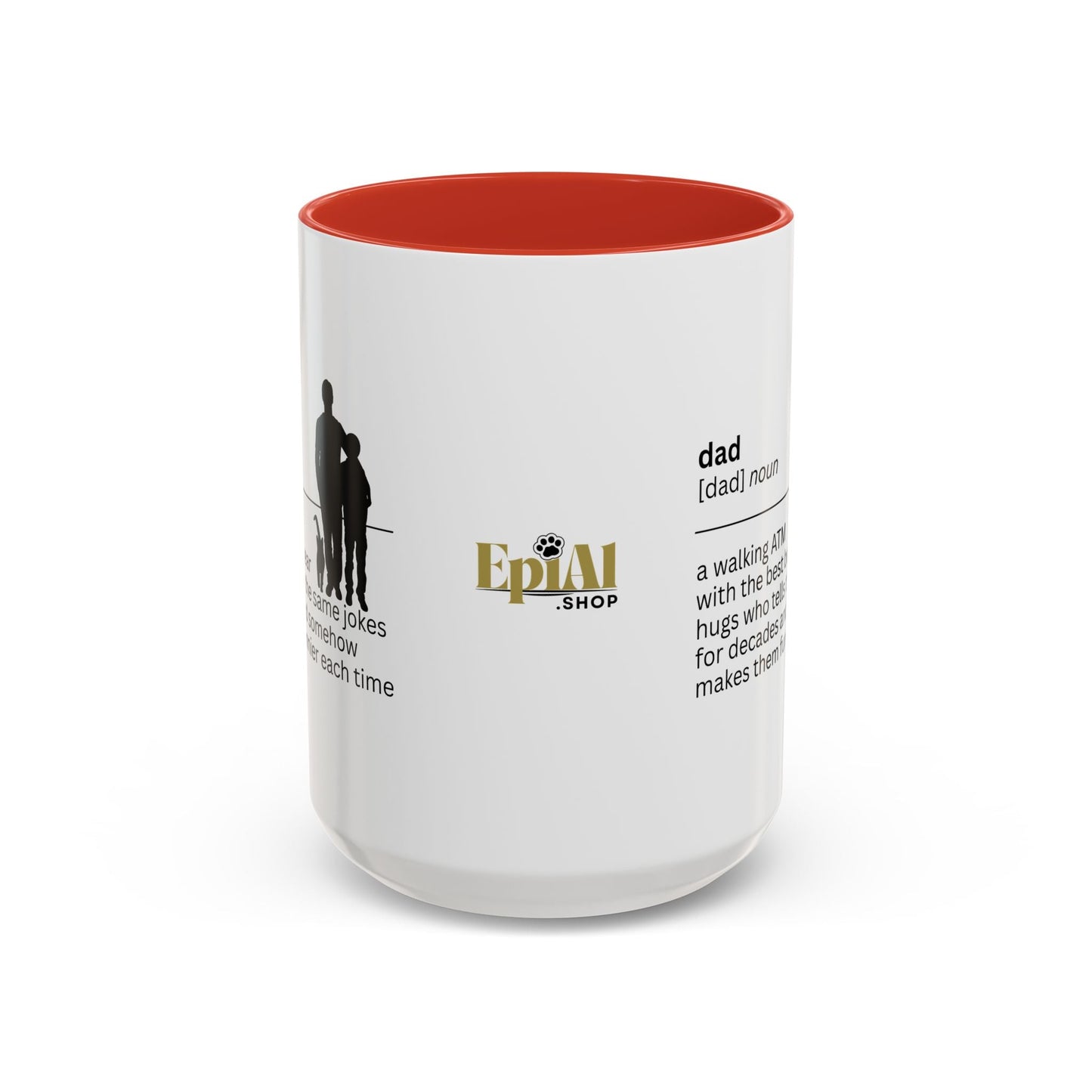 Dad ATM Accent Coffee Mug - Perfect Gift for Dads