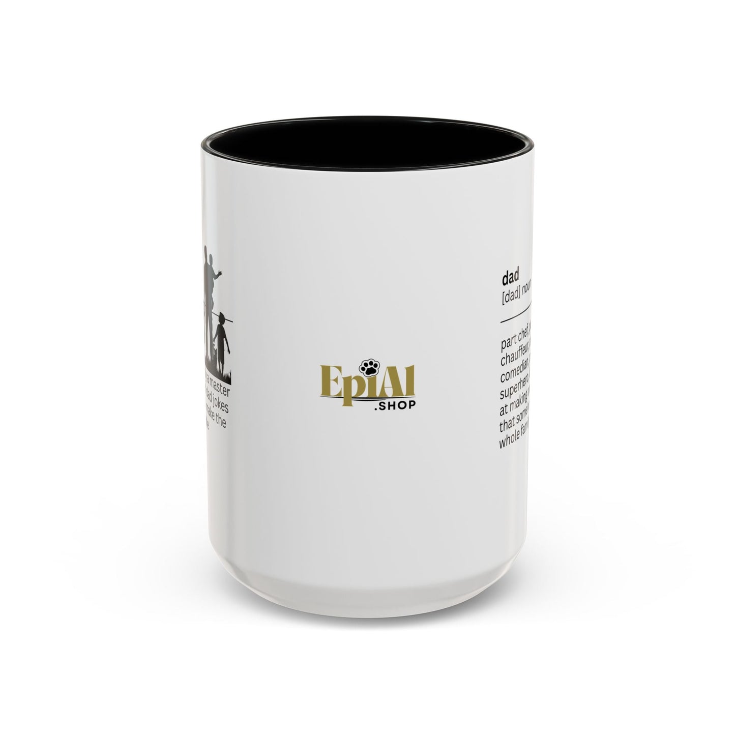 Dad Jokes Accent Coffee Mug - Perfect Gift for Dads