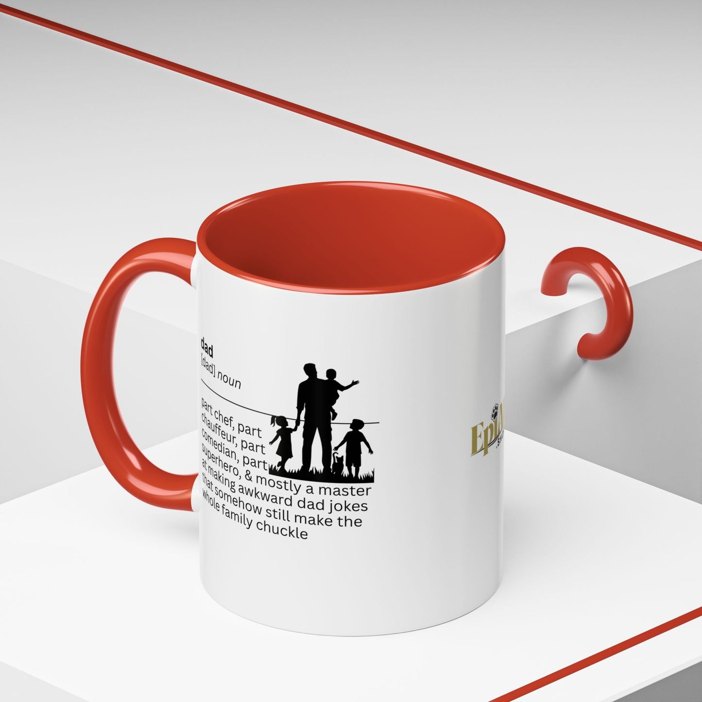 Dad Jokes Accent Coffee Mug - Perfect Gift for Dads