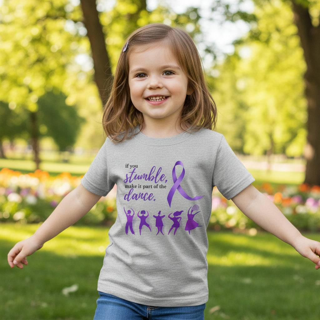If You Stumble Make It Part of the Dance Youth Tee | Epilepsy Awareness Shirt