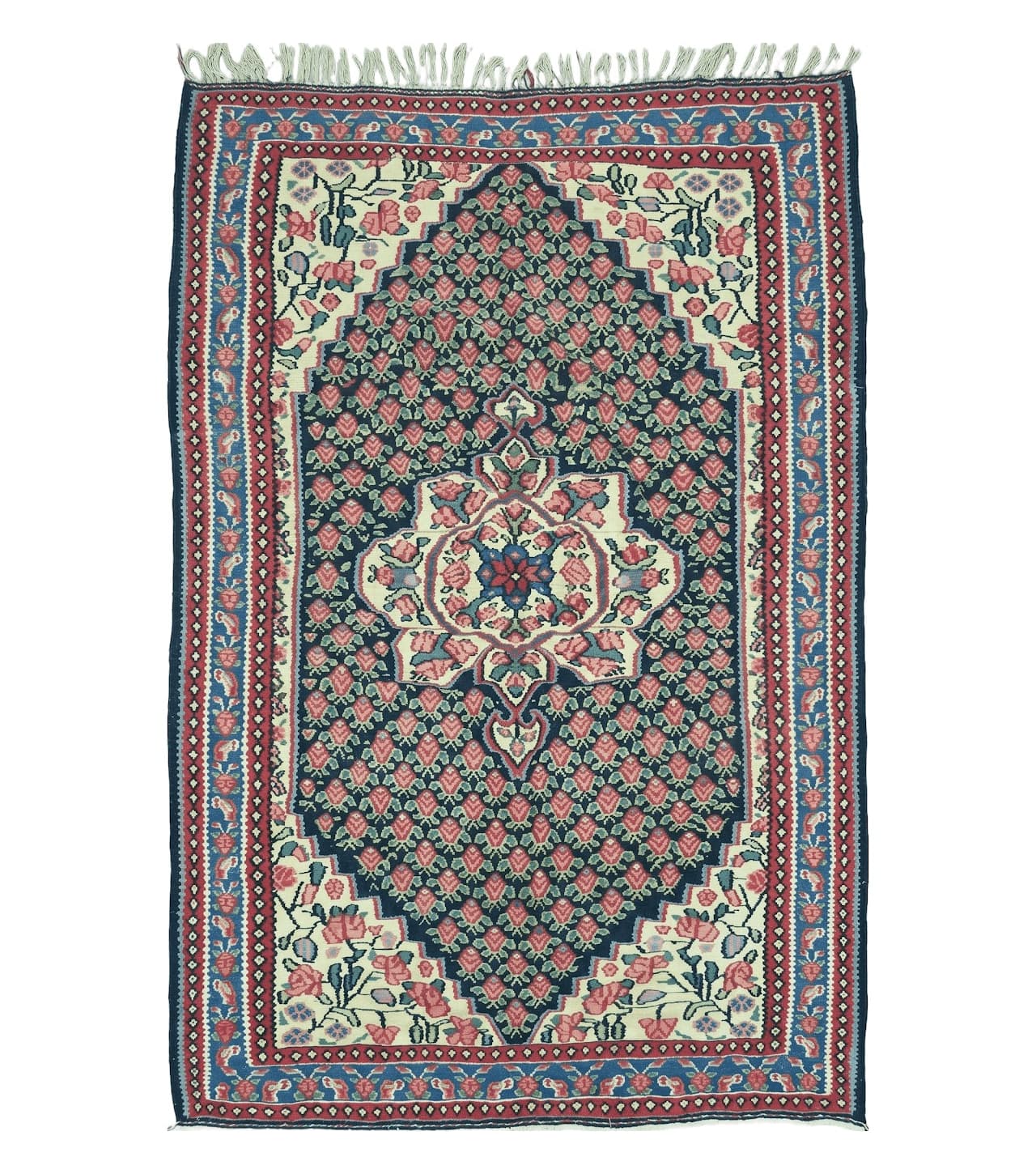 4' X 6' Vintage Handmade Turkish Flat weave Rug Tribal
