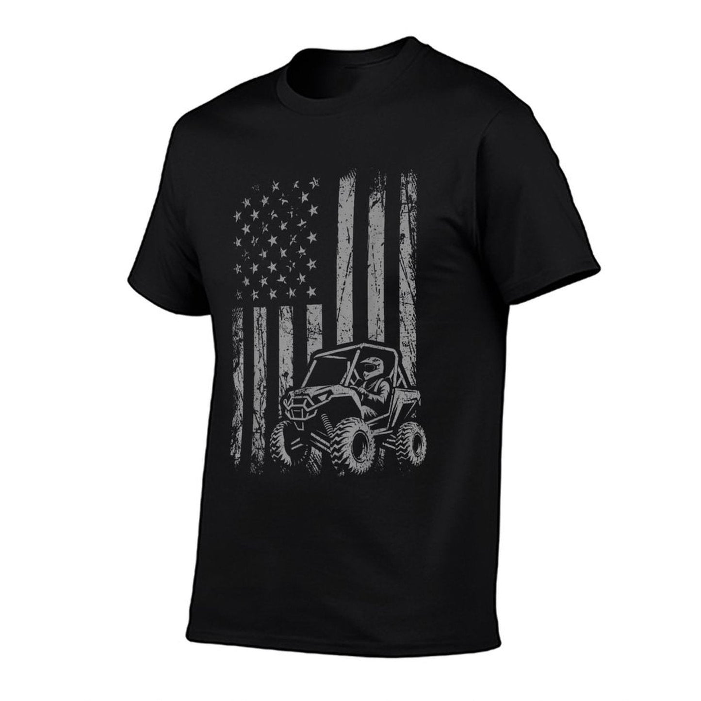 American Flag UTV Side By Side SXS Off Road T-Shirt
