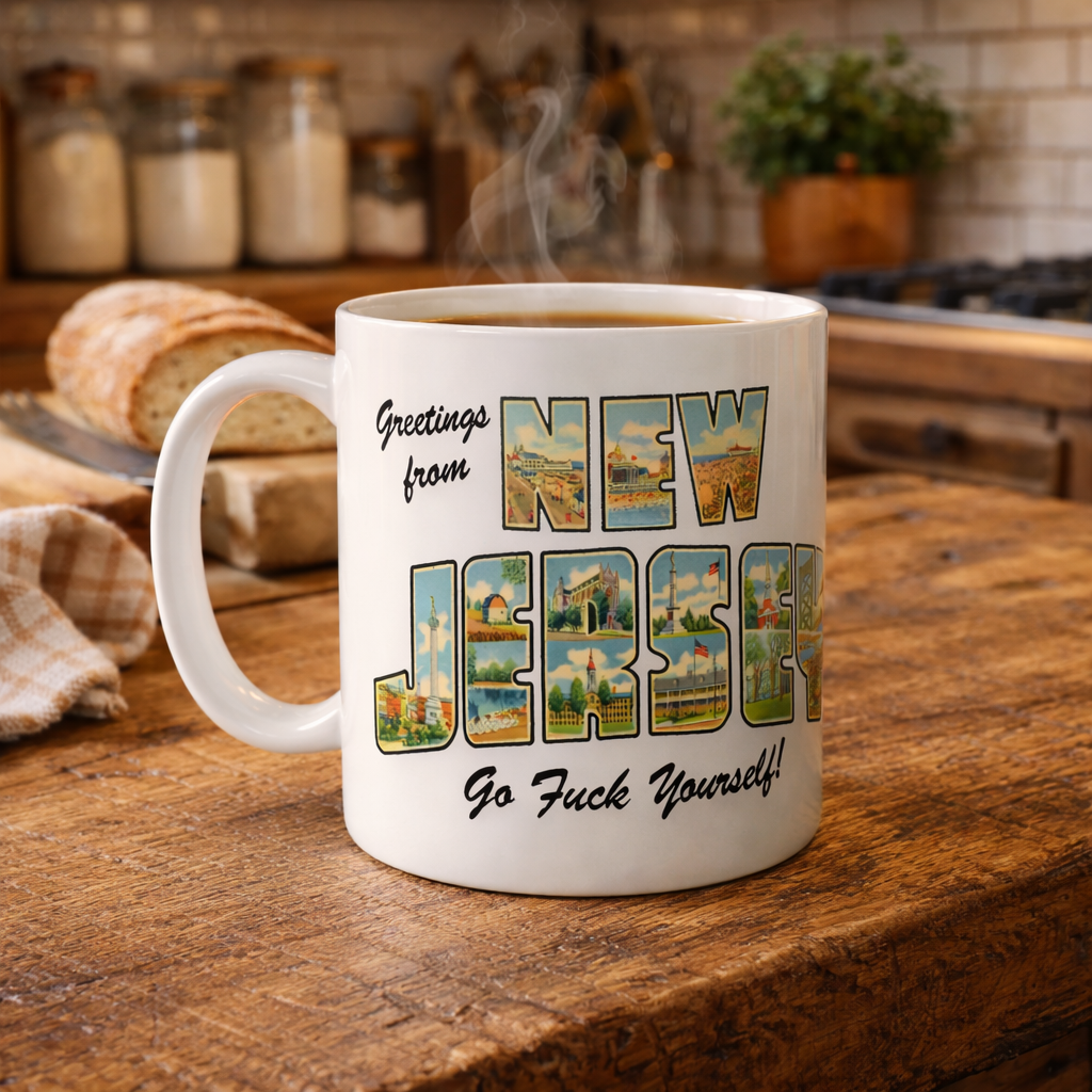 Greetings from New Jersey Mug