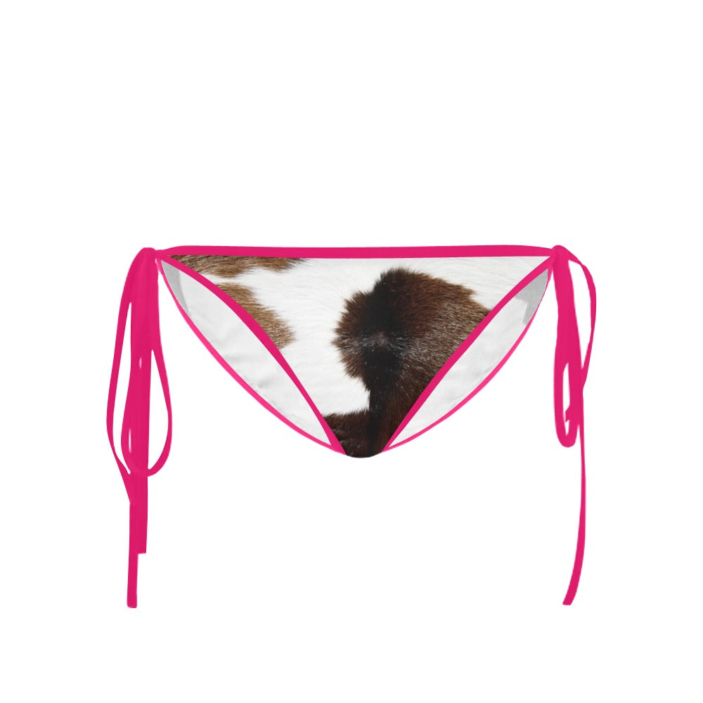 Cow Print Bikini Tops and Bottoms Sold Separately