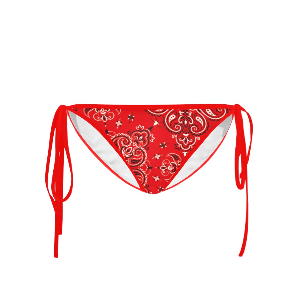 Paisley Retro Bikini Top and Bottom Set