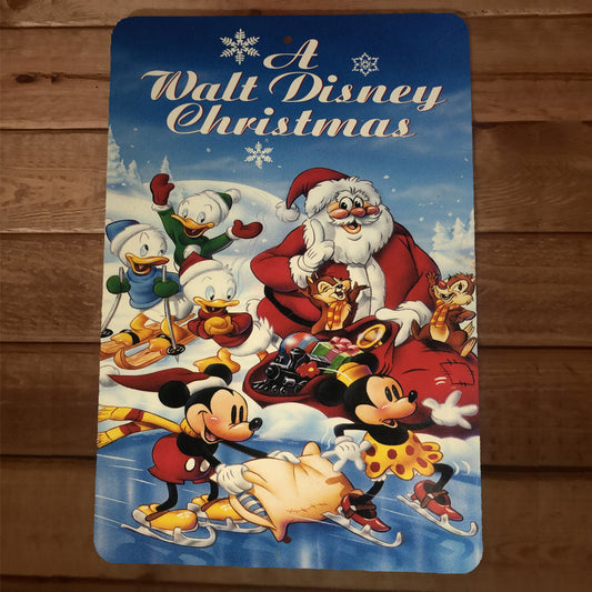 Walt Disney Christmas 8x12 Metal Wall Sign
