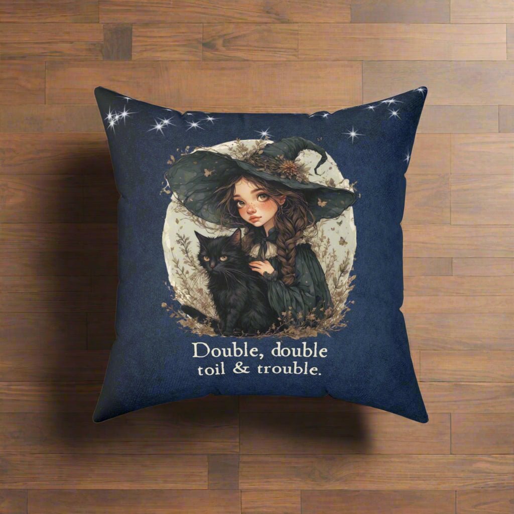 Double Double Toil & Trouble Pillow