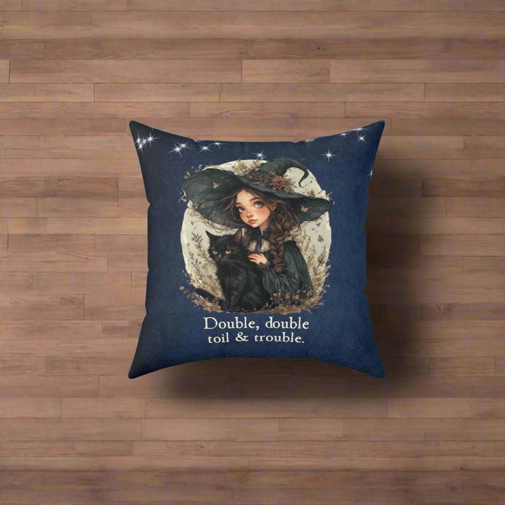 Double Double Toil & Trouble Pillow