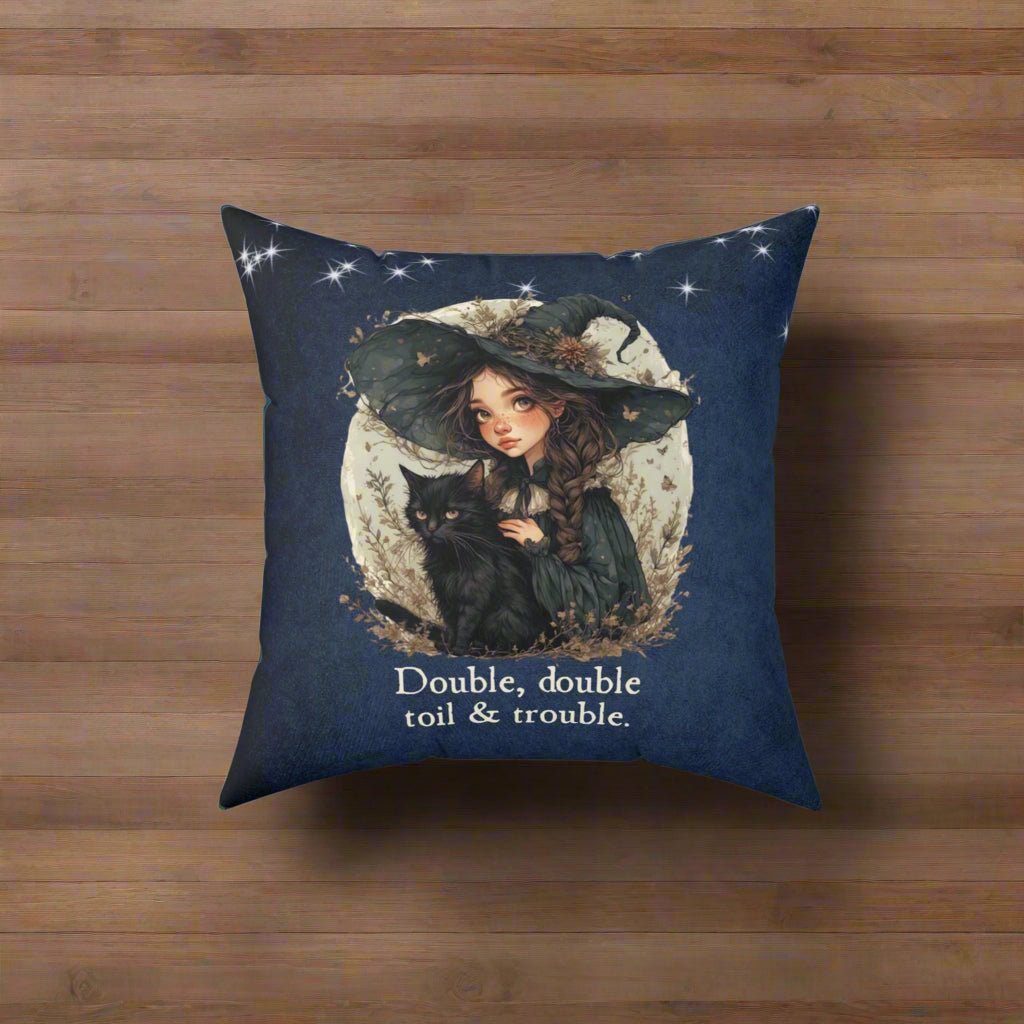 Double Double Toil & Trouble Pillow