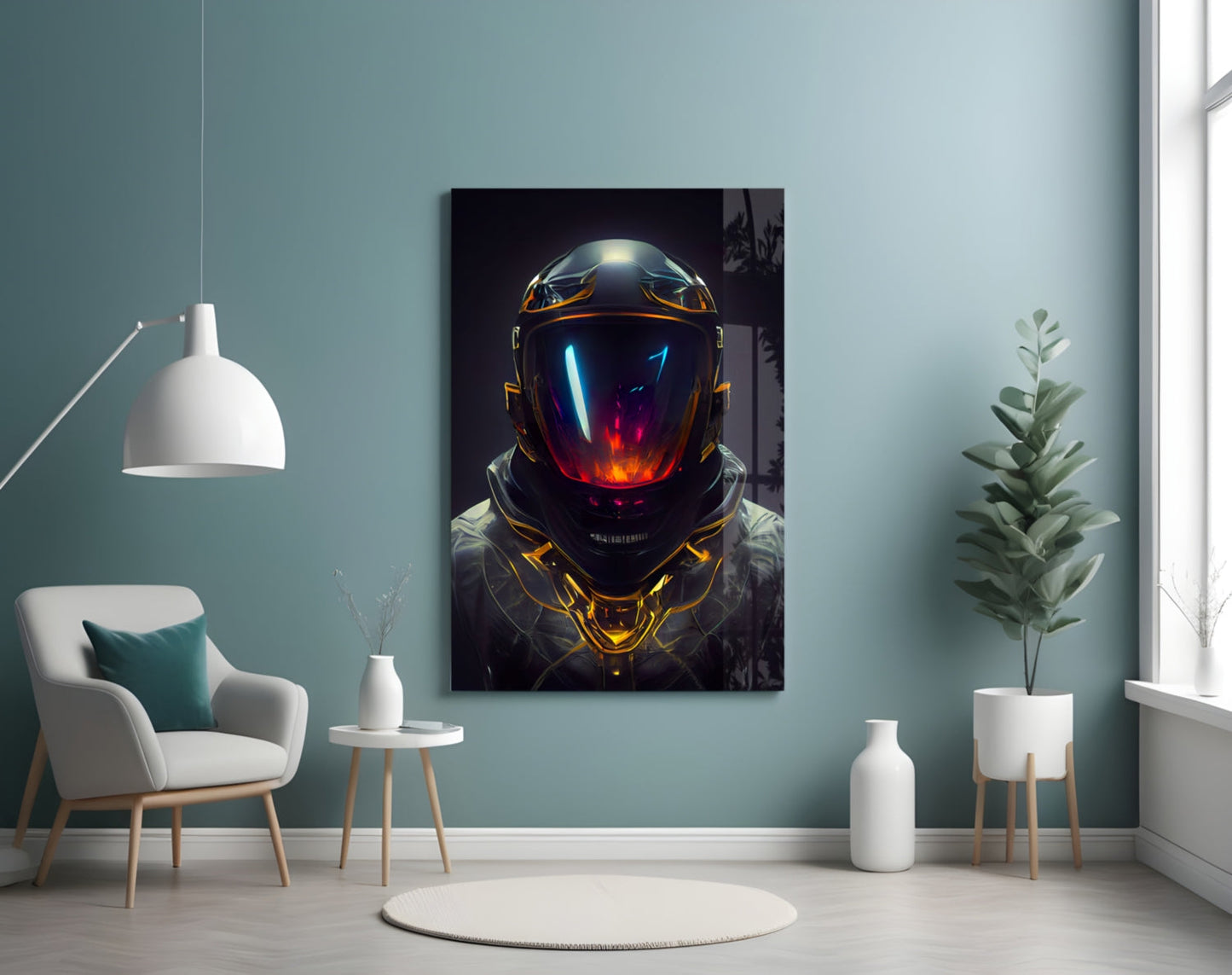 Back to the Space Glass Art  || Designer Collection