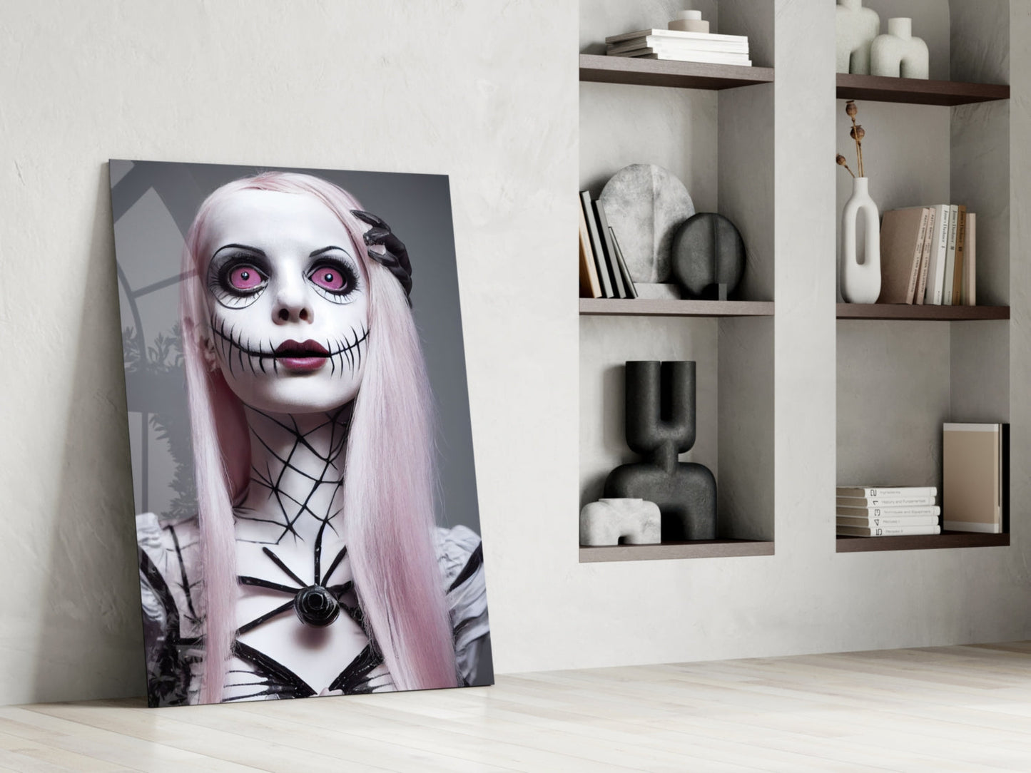The Puppet Glass Wall Art  || Designer Collection