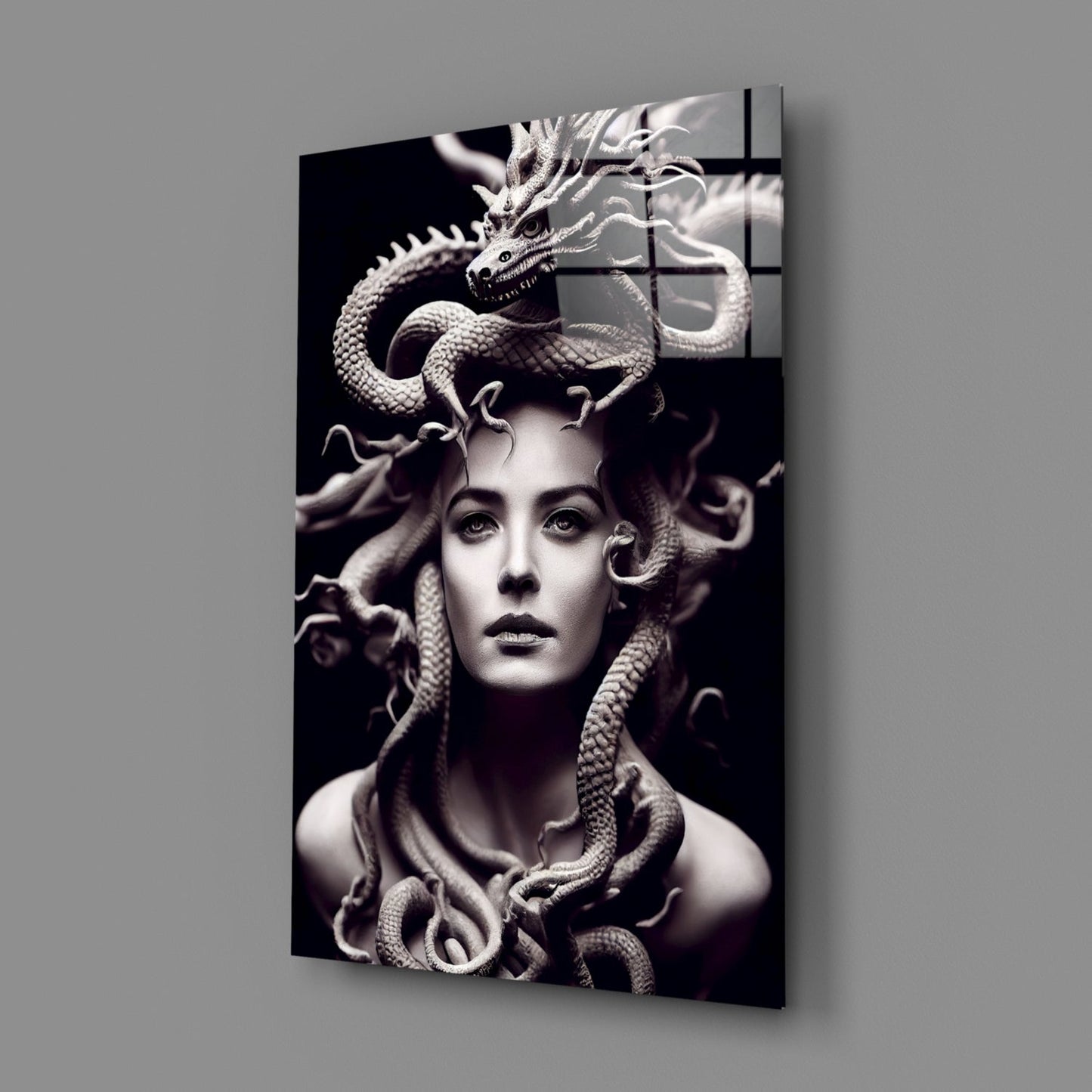 Medusa Glass Art  || Designer Collection
