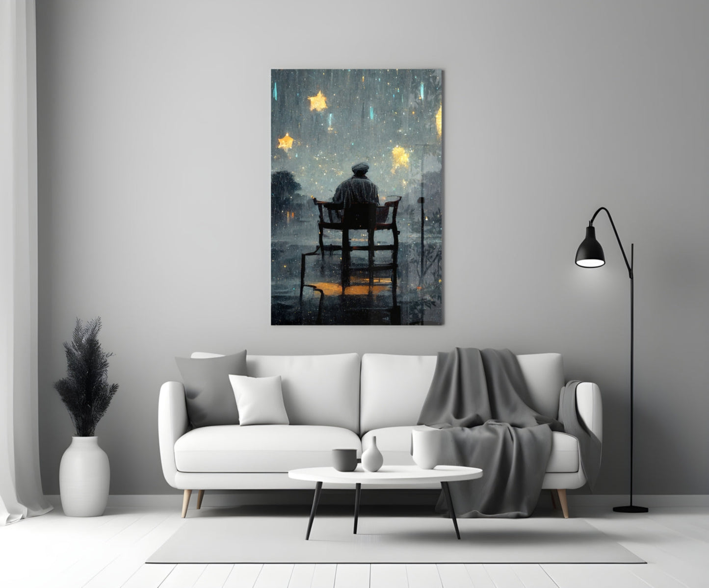 Star Rain Glass Art  || Designer Collection