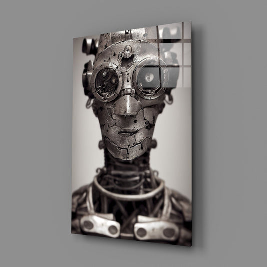 To be a Machine Glass Wall Art || Designer Collection