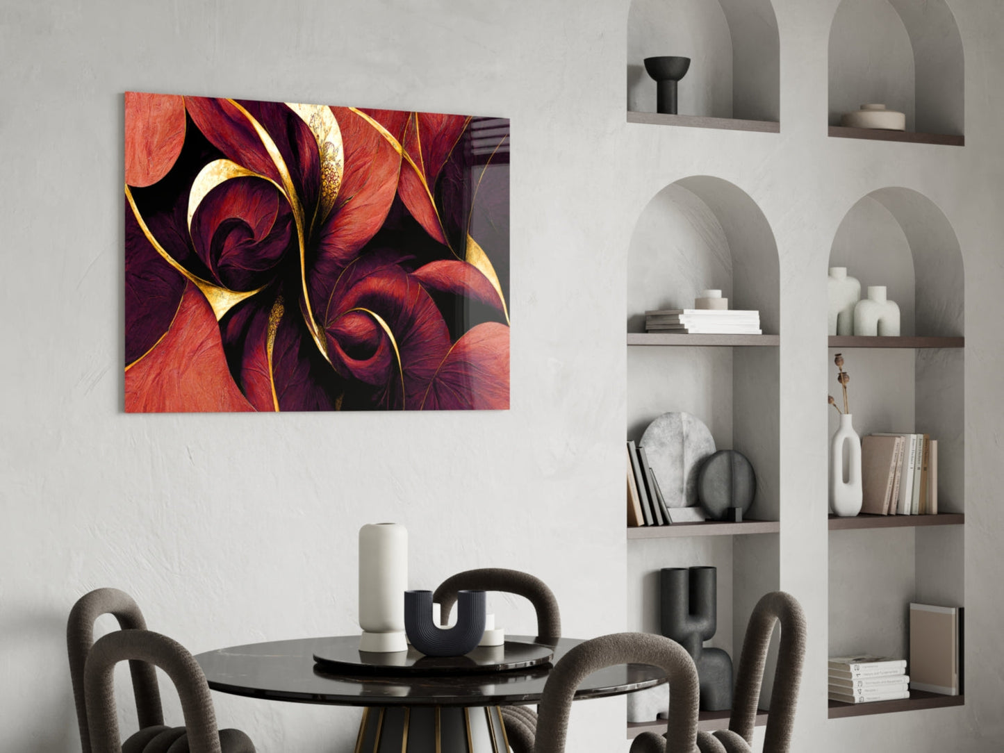Curves Glass Art  || Designers Collection