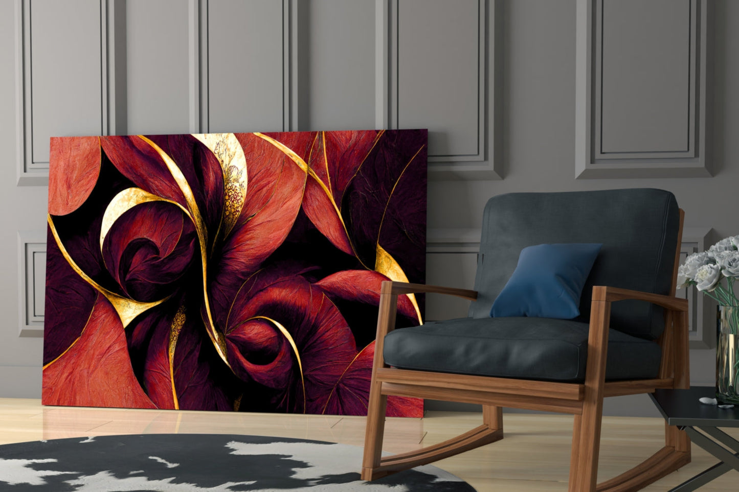 Curves Glass Art  || Designers Collection