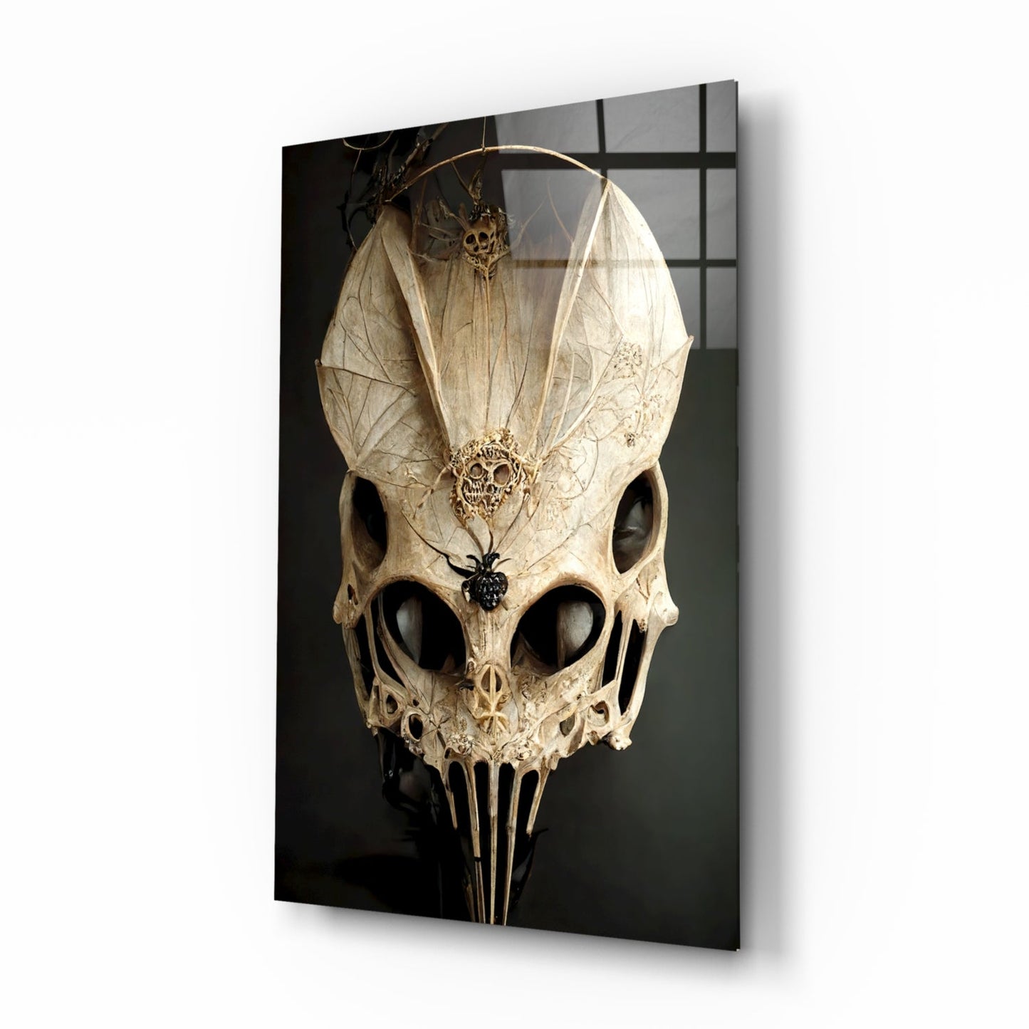 It's Skull Glass Art  || Designer Collection