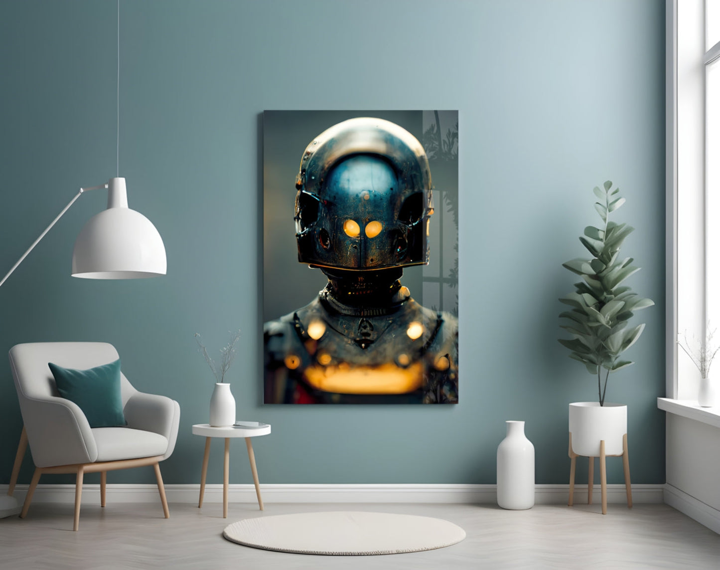Fighter  Glass Art  || Designer Collection
