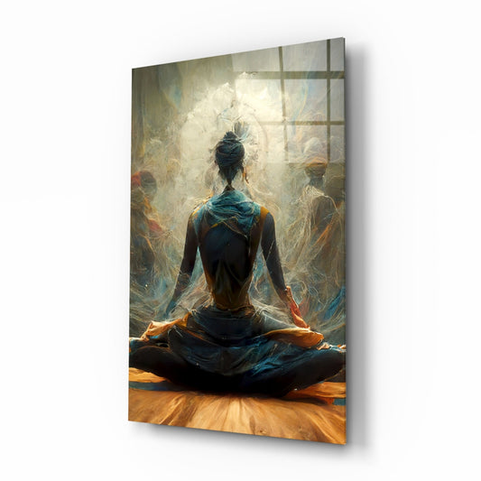 Meditation Glass Art  || Designer Collection