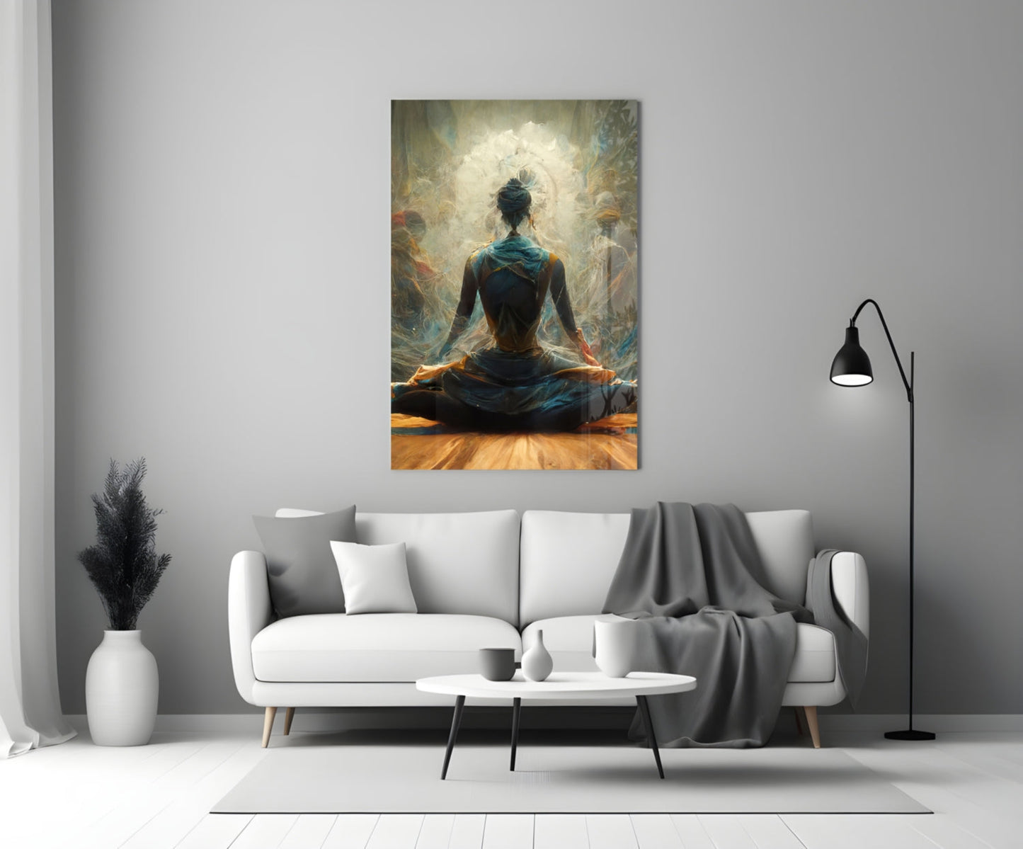 Meditation Glass Art  || Designer Collection