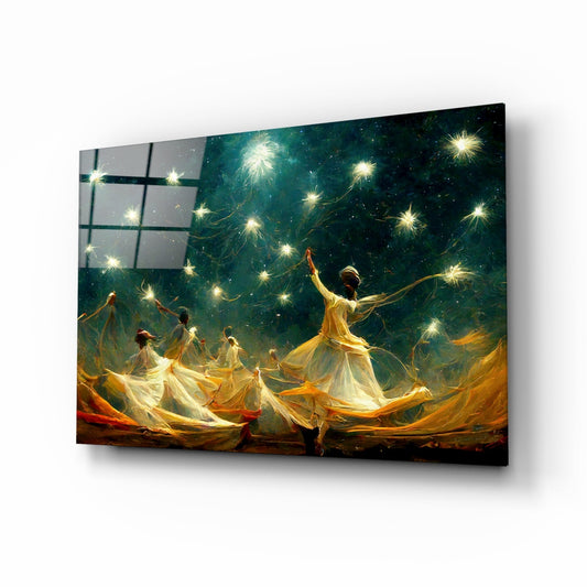 Mysticism Glass Wall Art  || Designer Collection