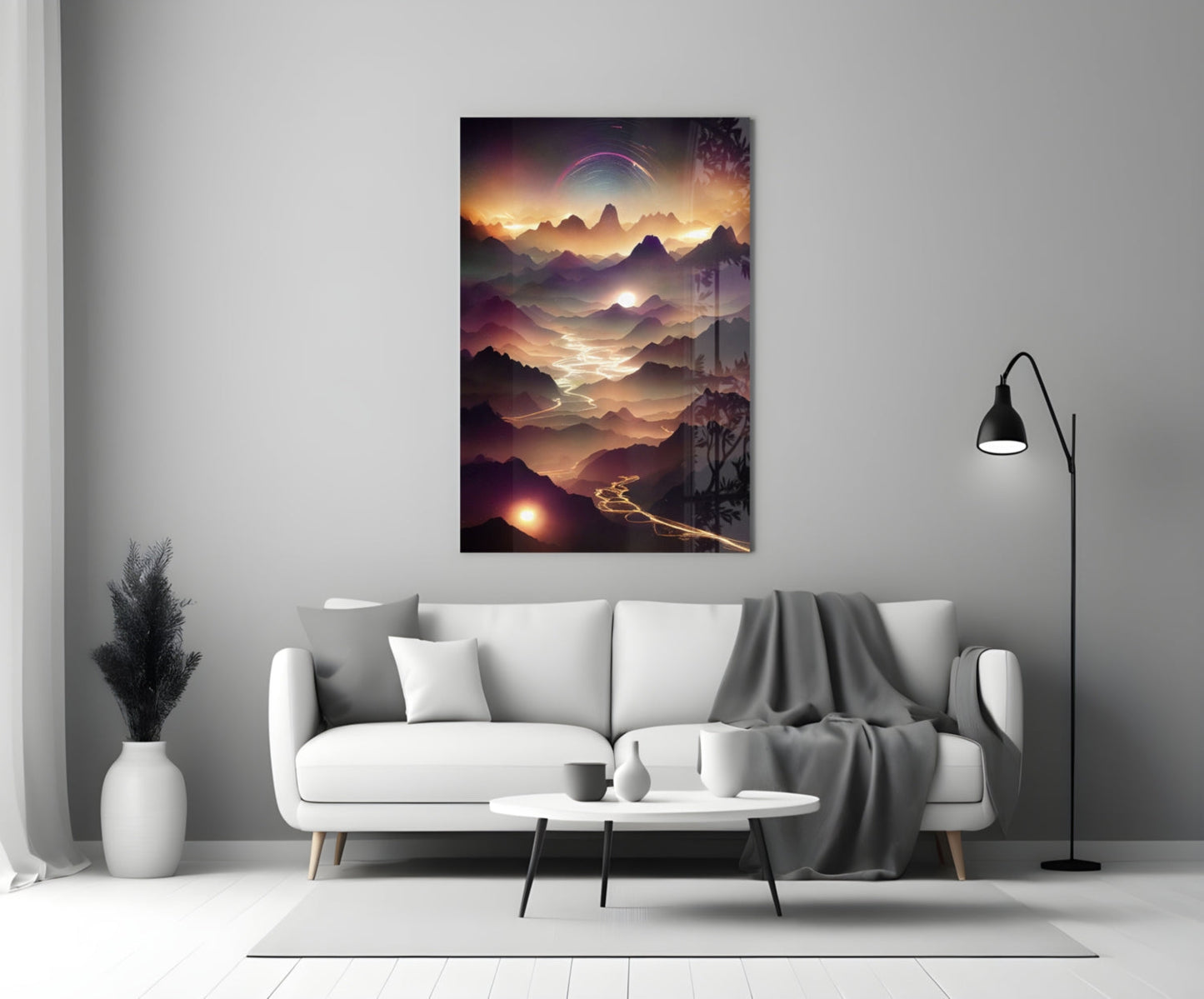 Lavas Glass Wall Art  || Designer Collection